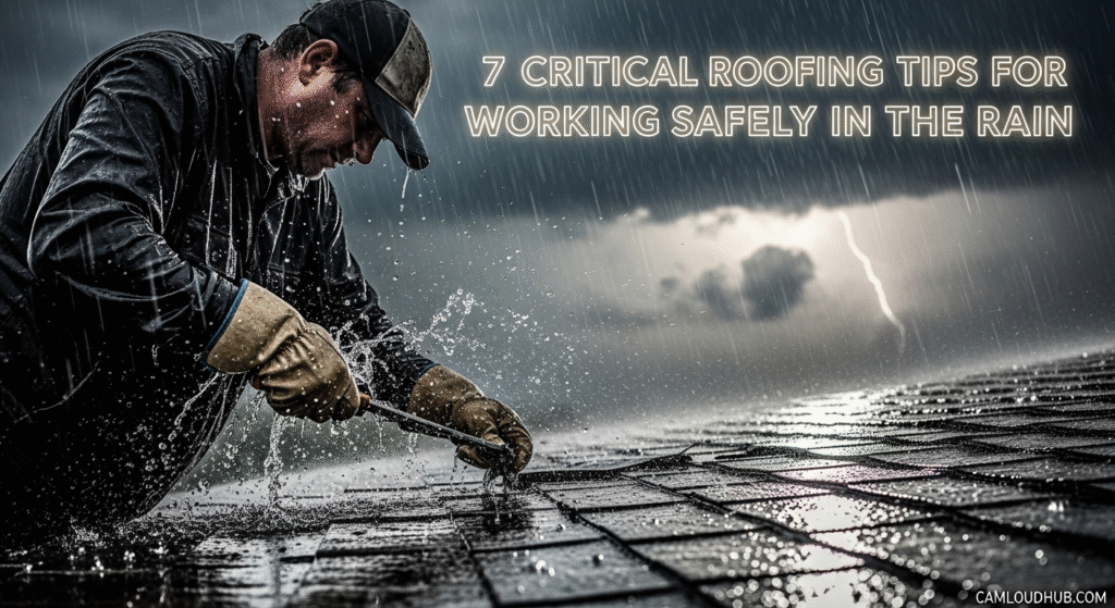 7 Critical Roofing Tips for Working Safely in the Rain