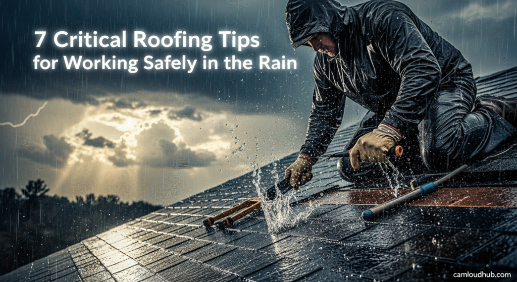 7 Critical Roofing Tips for Working Safely in the Rain