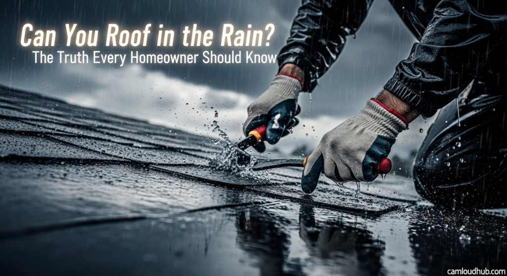 Can You Roof in the Rain? The Truth Every Homeowner Should Know