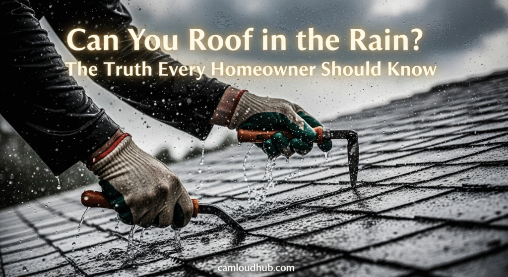 Can You Roof in the Rain? The Truth Every Homeowner Should Know