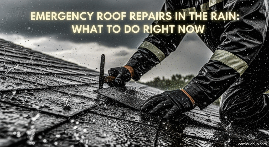 Emergency Roof Repairs in the Rain: What to Do Right Now