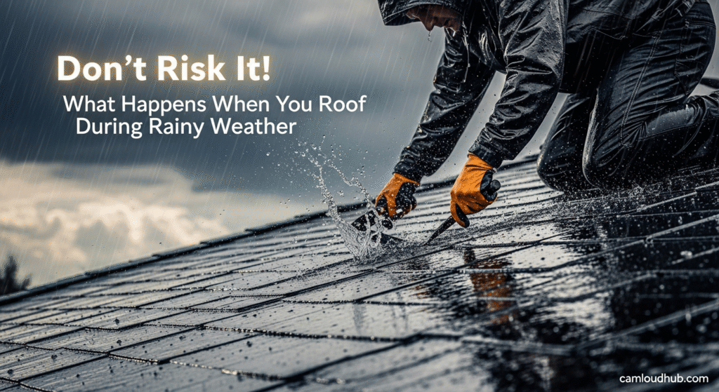 Don’t Risk It! What Happens When You Roof During Rainy Weather