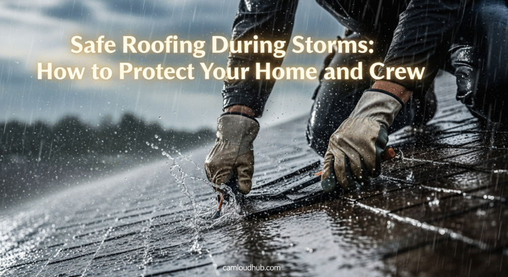 Safe Roofing During Storms: How to Protect Your Home and Crew