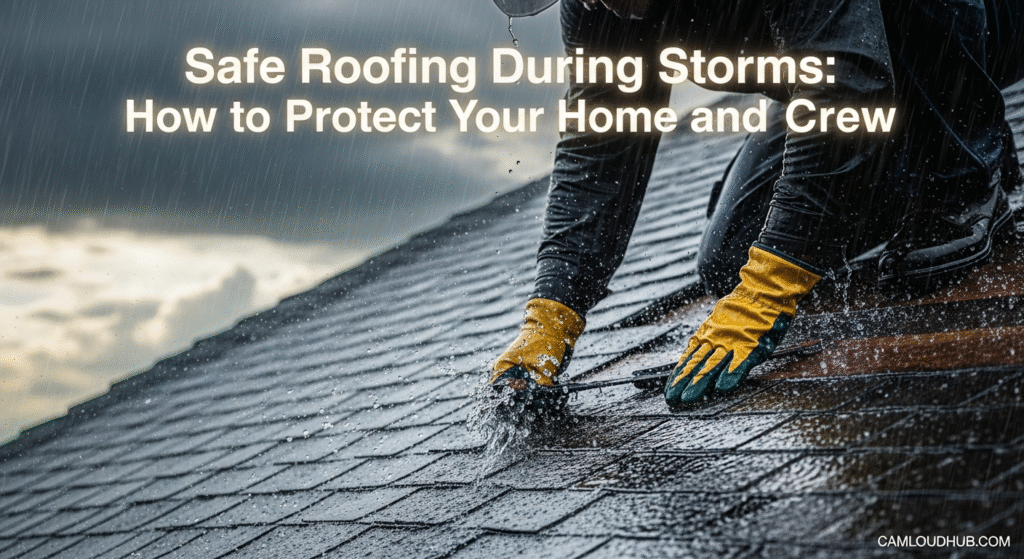 Safe Roofing During Storms: How to Protect Your Home and Crew