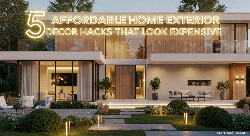 5 Affordable Home Exterior Decor Hacks That Look Expensive