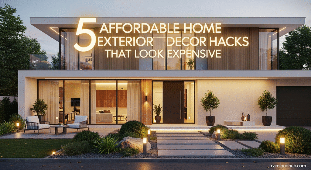 5 Affordable Home Exterior Decor Hacks That Look Expensive