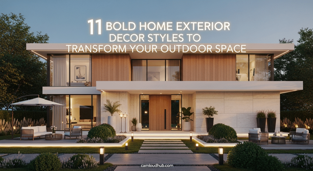 11 Bold Home Exterior Decor Styles to Transform Your Outdoor Space
