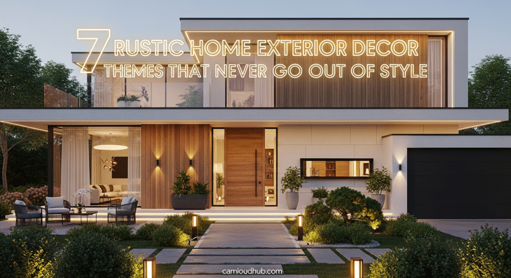 7 Rustic Home Exterior Decor Themes That Never Go Out of Style