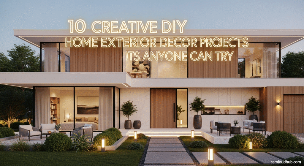 10 Creative DIY Home Exterior Decor Projects Anyone Can Try