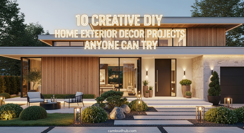 10 Creative DIY Home Exterior Decor Projects Anyone Can Try