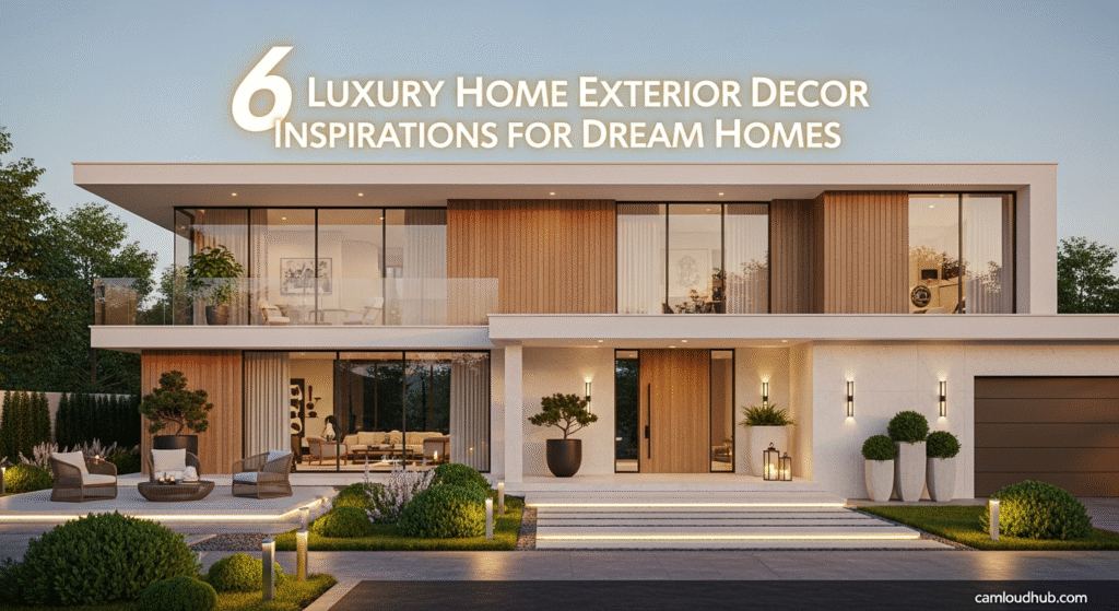 6 Luxury Home Exterior Decor Inspirations for Dream Homes