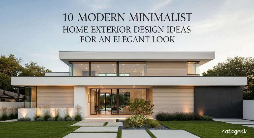 10 Modern Minimalist Home Exterior Design Ideas for an Elegant Look 6 10 Modern Minimalist Home Exterior Design Ideas for an Elegant Look