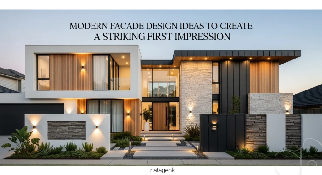 Modern Facade Design Ideas to Create a Striking First Impression