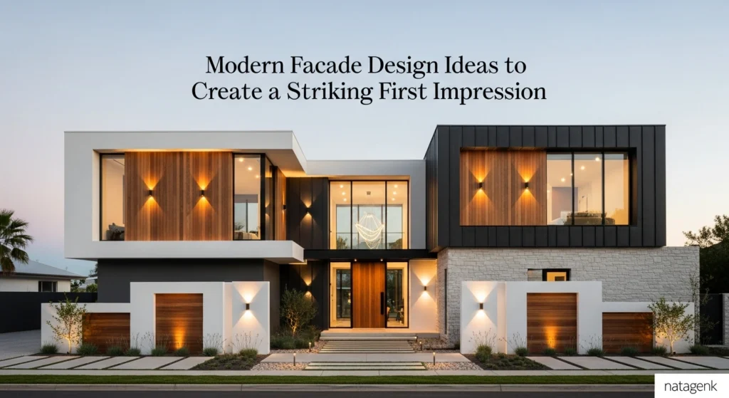 Modern Facade Design Ideas to Create a Striking First Impression