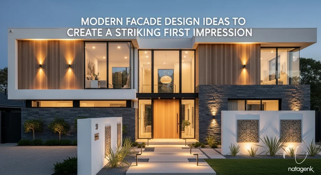 Modern Facade Design Ideas to Create a Striking First Impression