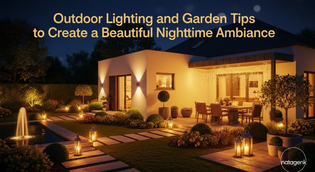 Outdoor Lighting and Garden Tips to Create a Beautiful Nighttime Ambiance