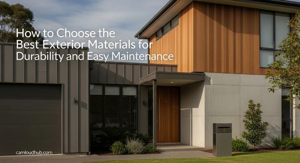 How to Choose the Best Exterior Materials for Durability and Easy Maintenance