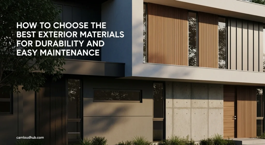 How to Choose the Best Exterior Materials for Durability and Easy Maintenance