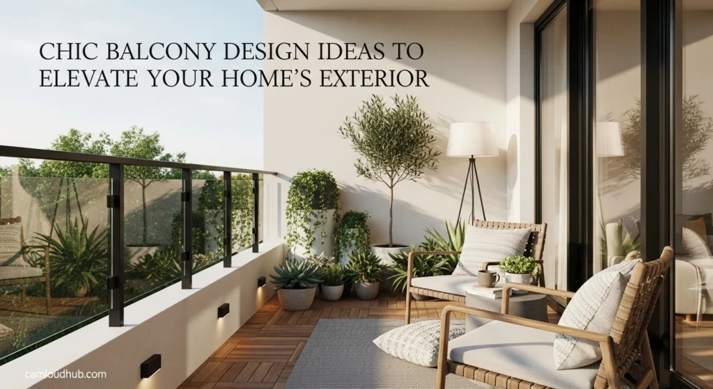Chic Balcony Design Ideas to Elevate Your Home’s Exterior 2025 7 Chic Balcony Design Ideas to Elevate Your Home’s Exterior
