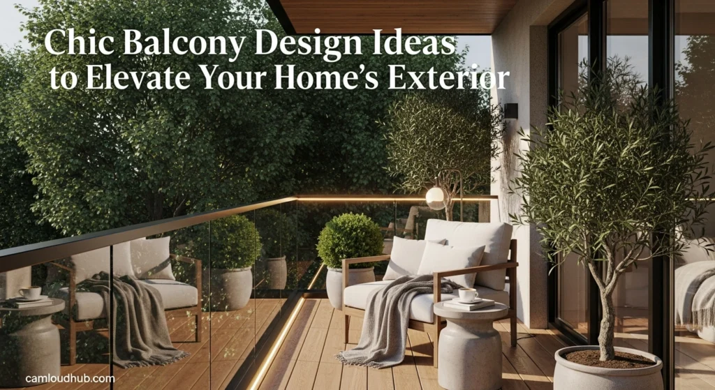 Chic Balcony Design Ideas to Elevate Your Home’s Exterior