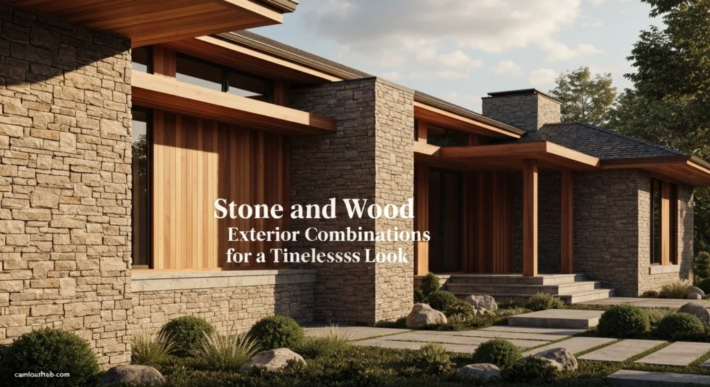 Stone and Wood Exterior Combinations for a Timeless Look