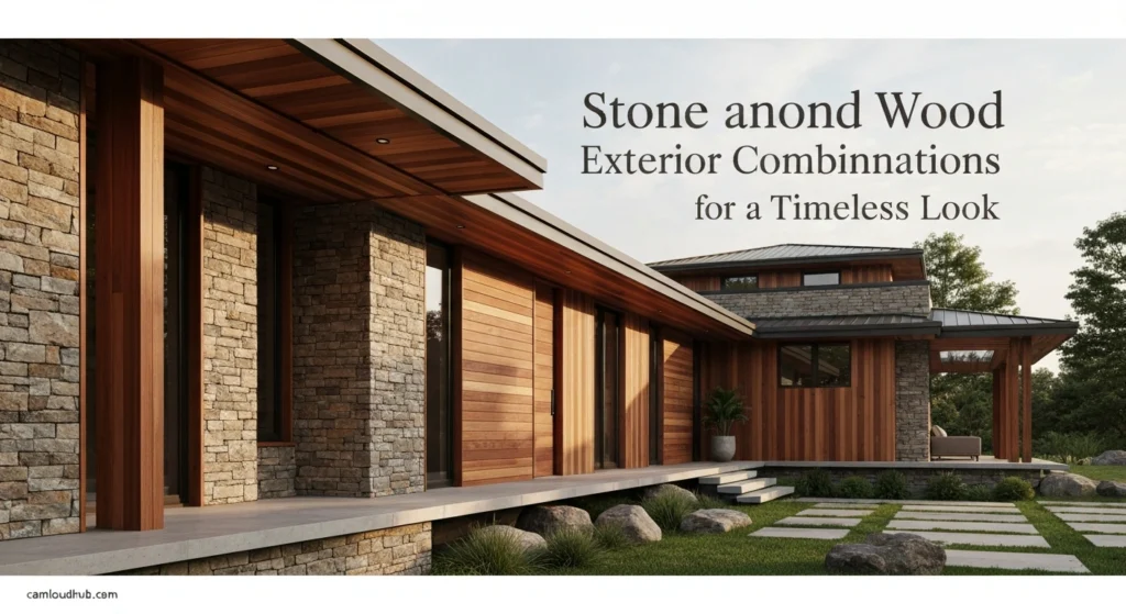 Stone and Wood Exterior Combinations for a Timeless Look