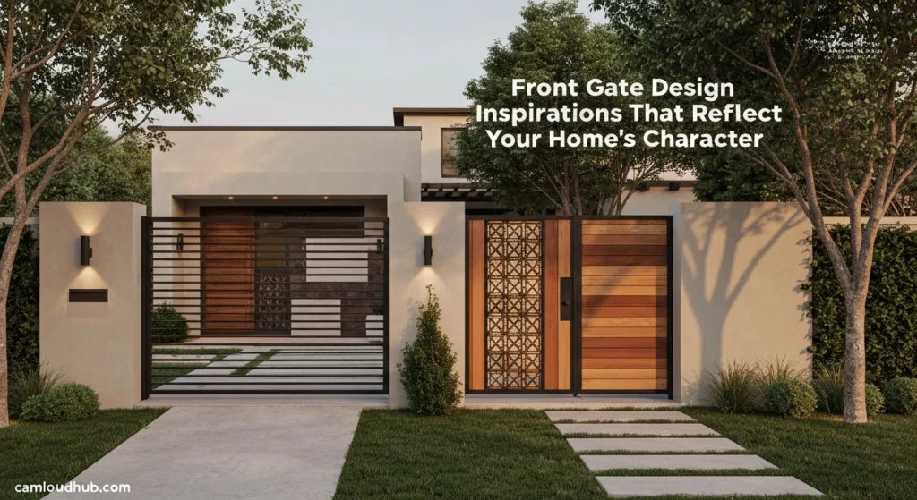 Front Gate Design Inspirations That Reflect Your Home’s Character 7 Front Gate Design Inspirations That Reflect Your Home’s Character