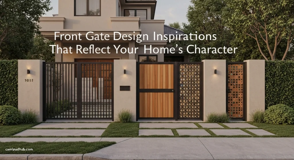 Front Gate Design Inspirations That Reflect Your Home’s Character