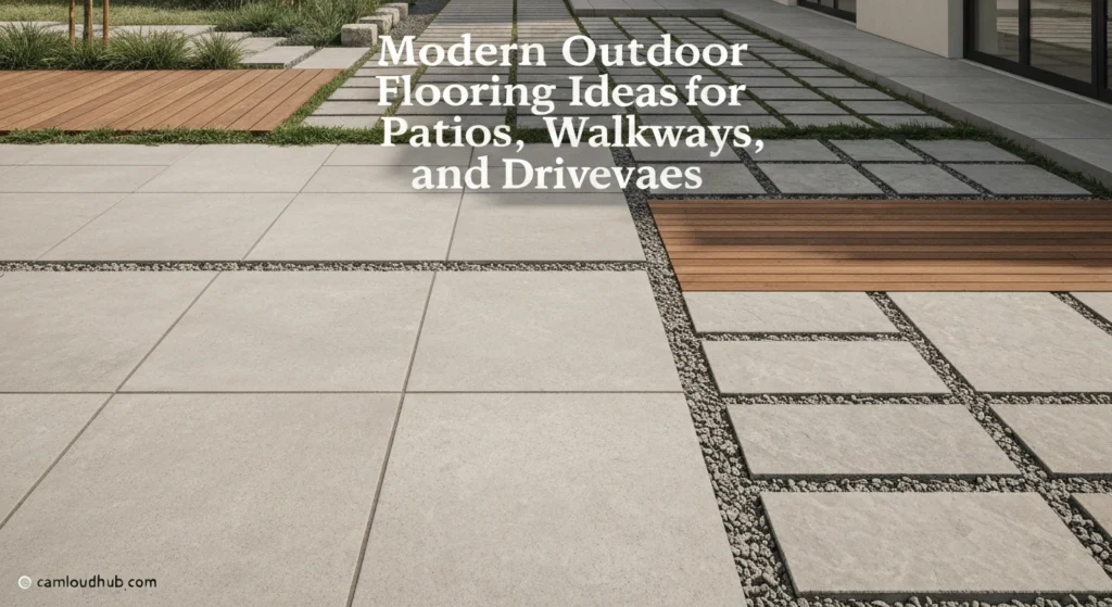 Modern Outdoor Flooring Ideas for Patios, Walkways, and Driveways 7 Modern Outdoor Flooring Ideas for Patios, Walkways, and Driveways