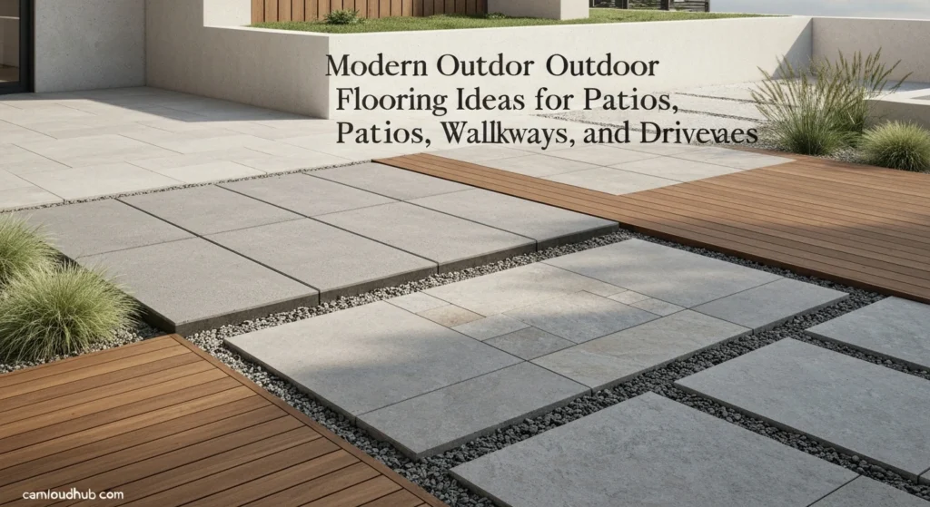 Modern Outdoor Flooring Ideas for Patios, Walkways, and Driveways 6 Modern Outdoor Flooring Ideas for Patios, Walkways, and Driveways