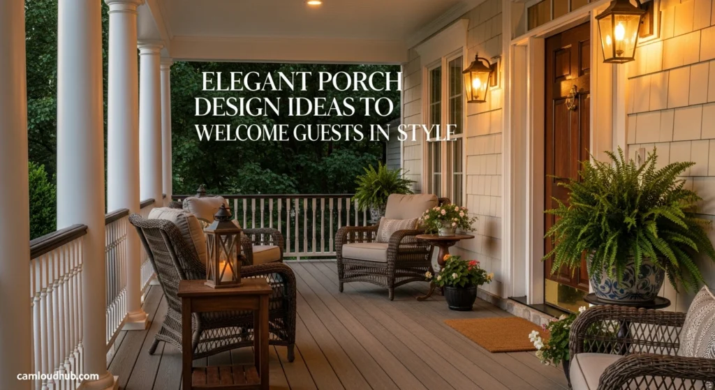 Elegant Porch Design Ideas to Welcome Guests in Style