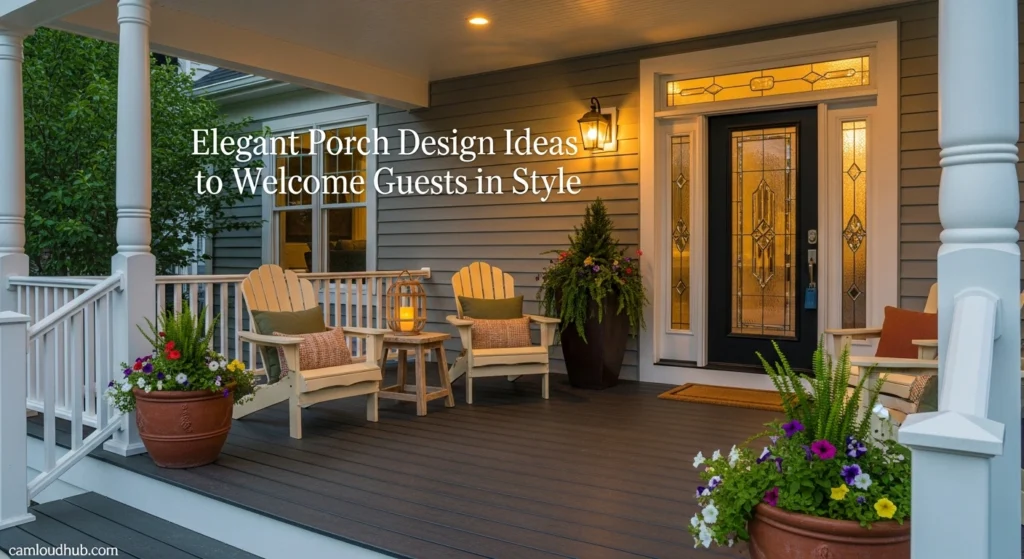 Elegant Porch Design Ideas to Welcome Guests in Style