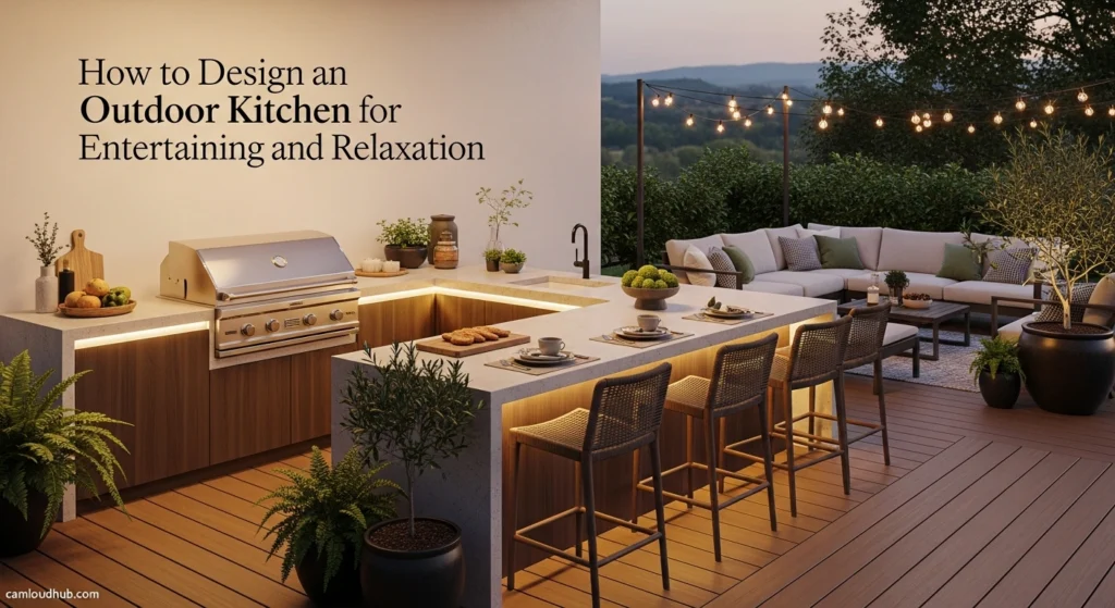 How to Design an Outdoor Kitchen for Entertaining and Relaxation