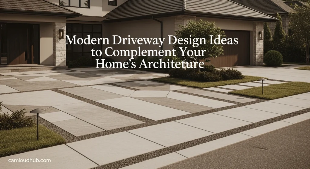 Modern Driveway Design Ideas to Complement Your Home’s Architecture