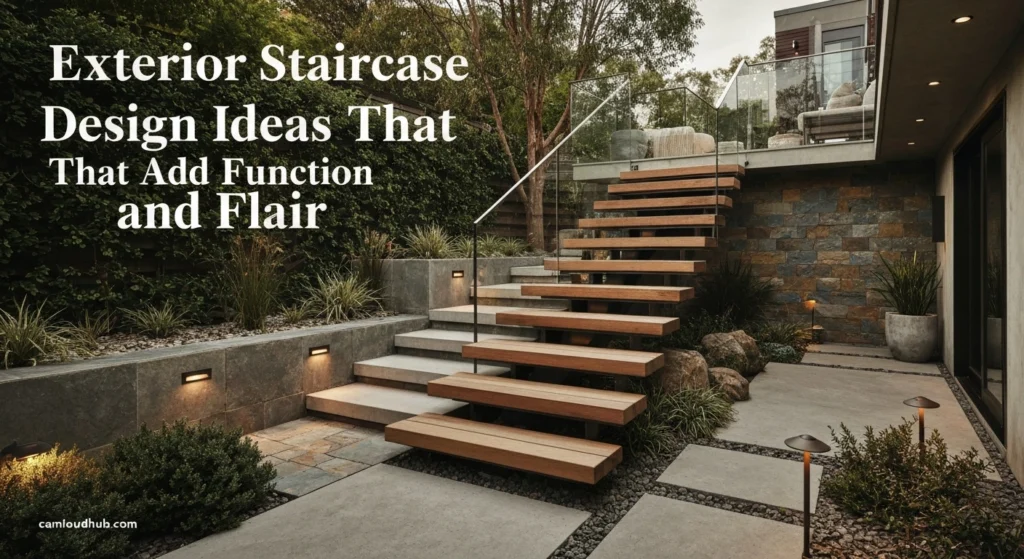 Exterior Staircase Design Ideas That Add Function and Flair