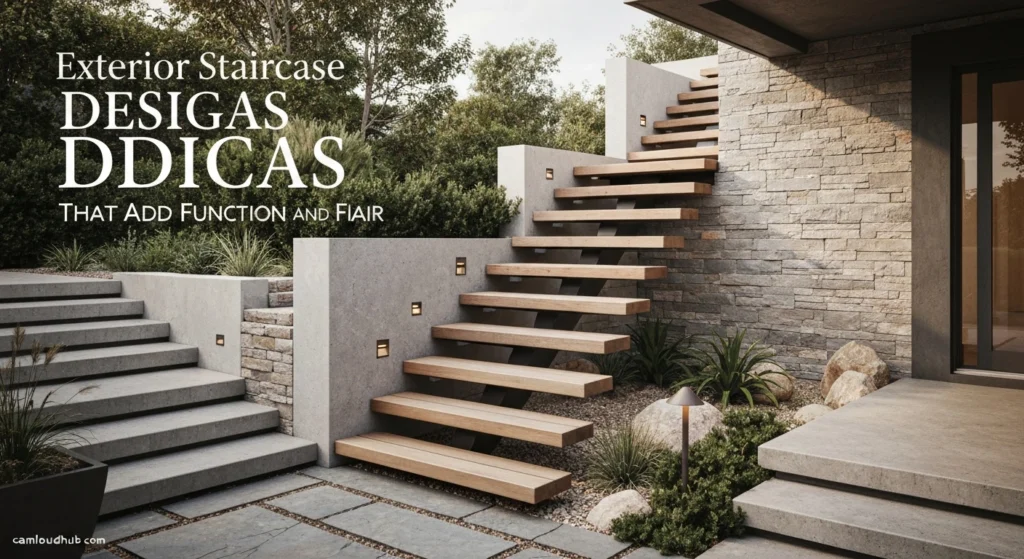 Exterior Staircase Design Ideas That Add Function and Flair