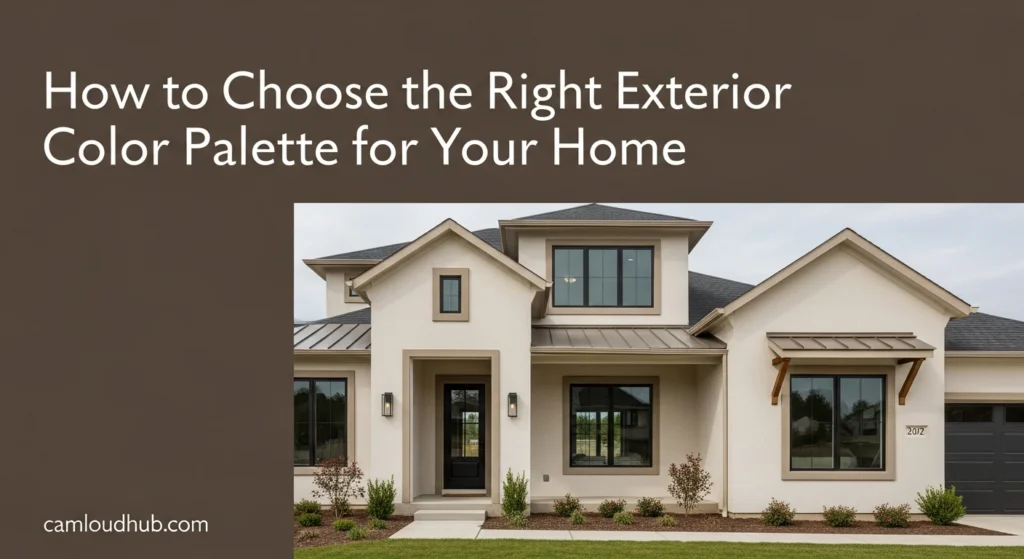 How to Choose the Right Exterior Color Palette for Your Home