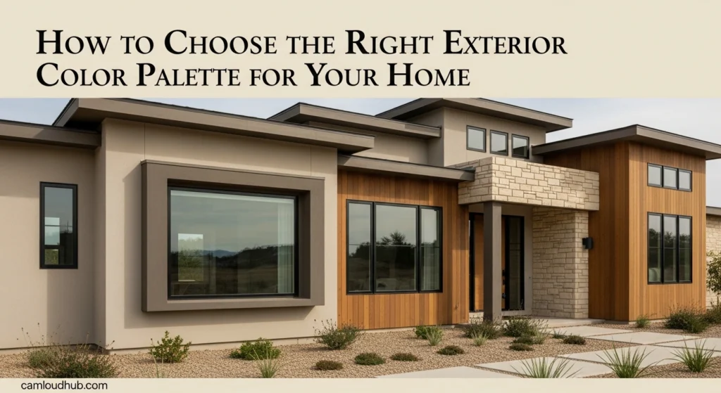 How to Choose the Right Exterior Color Palette for Your Home