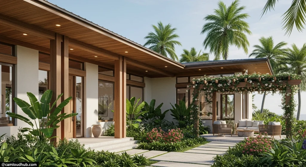 Tropical Exterior Design Inspirations for a Relaxed Coastal Vibe