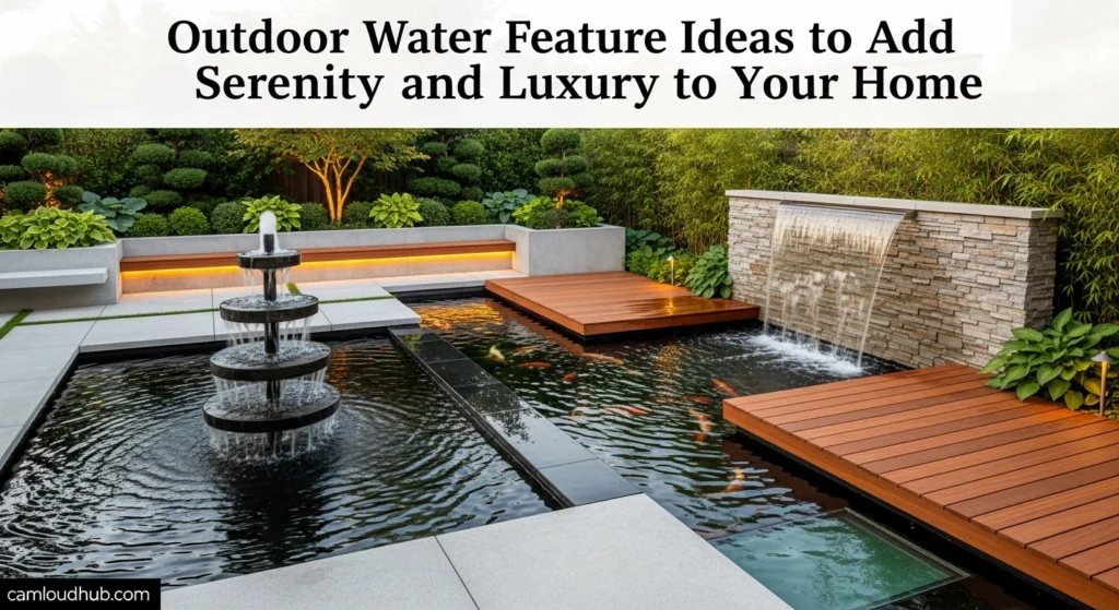 Outdoor Water Feature Ideas to Add Serenity and Luxury to Your Home