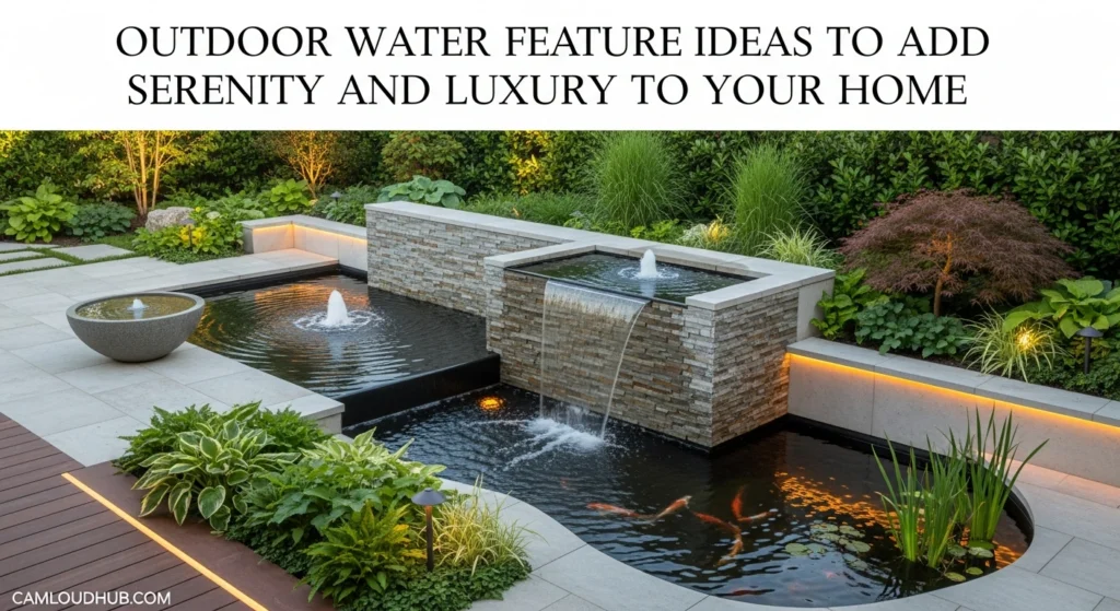 Outdoor Water Feature Ideas to Add Serenity and Luxury to Your Home