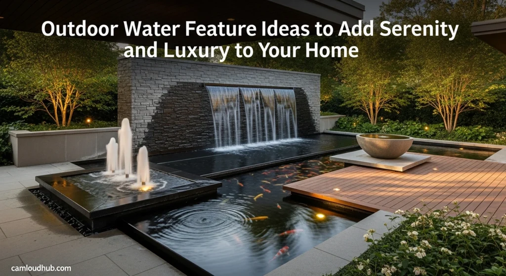 Outdoor Water Feature Ideas to Add Serenity and Luxury to Your Home
