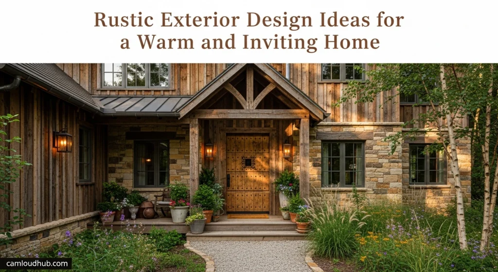 Rustic Exterior Design Ideas for a Warm and Inviting Home 6 Rustic Exterior Design Ideas for a Warm and Inviting Home