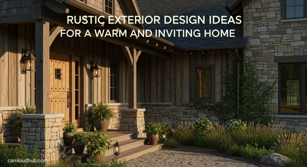 Rustic Exterior Design Ideas for a Warm and Inviting Home 5 Rustic Exterior Design Ideas for a Warm and Inviting Home