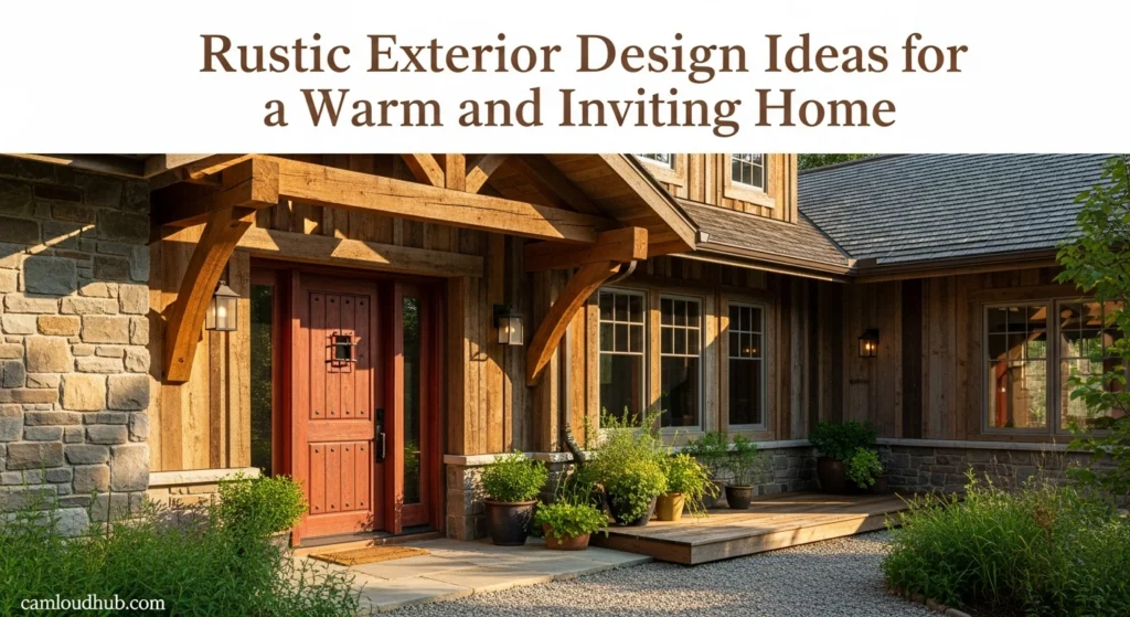 Rustic Exterior Design Ideas for a Warm and Inviting Home