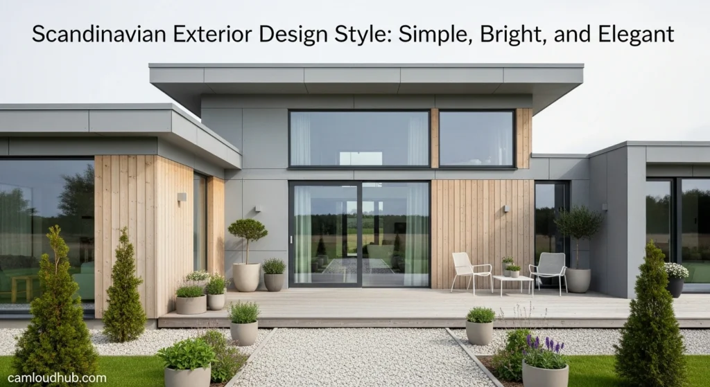 Scandinavian Exterior Design Style: Simple, Bright, and Elegant
