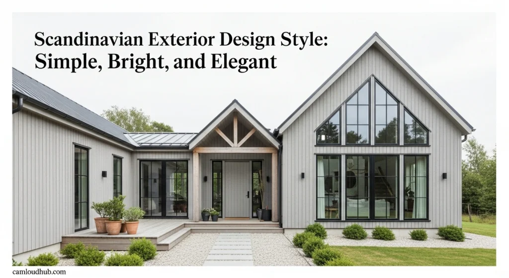 Scandinavian Exterior Design Style: Simple, Bright, and Elegant