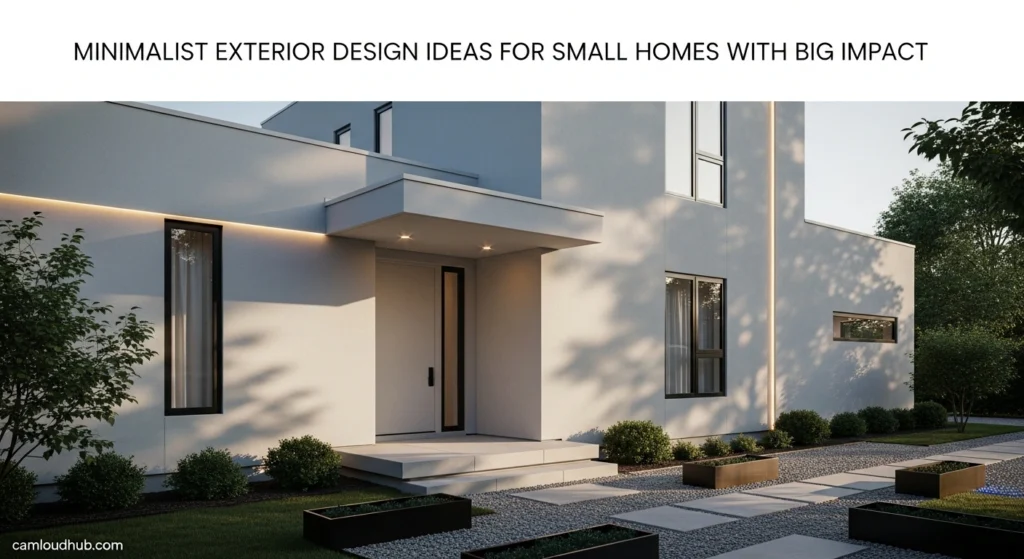 Minimalist Exterior Design Ideas for Small Homes with Big Impact