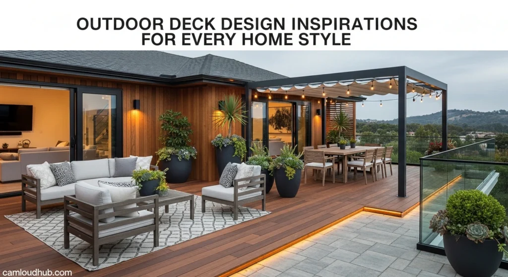 Outdoor Deck Design Inspirations for Every Home Style : Modern Trend 2025 7 Outdoor Deck Design Inspirations for Every Home Style