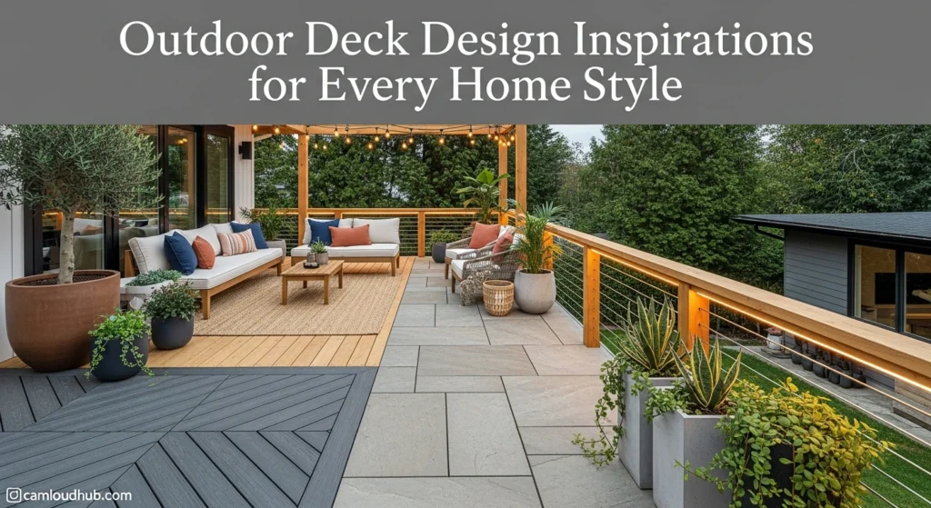 Outdoor Deck Design Inspirations for Every Home Style